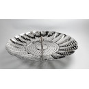 Steam Basket Set with Anti Scalding Handle Stainless Steel Steamer for Cooking Fruits Vegetables Seafood (9'+11')